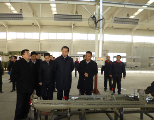 1月22日，石家莊市委副書記、市長(zhǎng)王亮到我公司調(diào)研調(diào)研