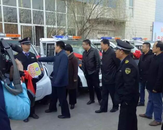 躍迪電動(dòng)巡邏車新裝上陣，開啟滕州食藥監(jiān)體系新征程