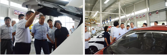 河北省政協(xié)副主席盧曉光，河北省委統(tǒng)戰(zhàn)部副部長、省工商聯(lián)黨組書記郭翠朵率調(diào)研組到躍迪集團開展重點提案督辦調(diào)研