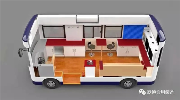 北京采購的移動(dòng)警務(wù)室正式上崗執(zhí)勤