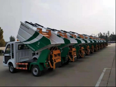 上門(mén)收運(yùn)！甘肅省批量購(gòu)入的廚余垃圾車正式投入使用